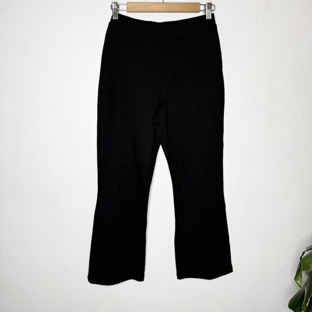 New Madewell Lightweight Ponte Kickflare Black Leggings Women's Medium